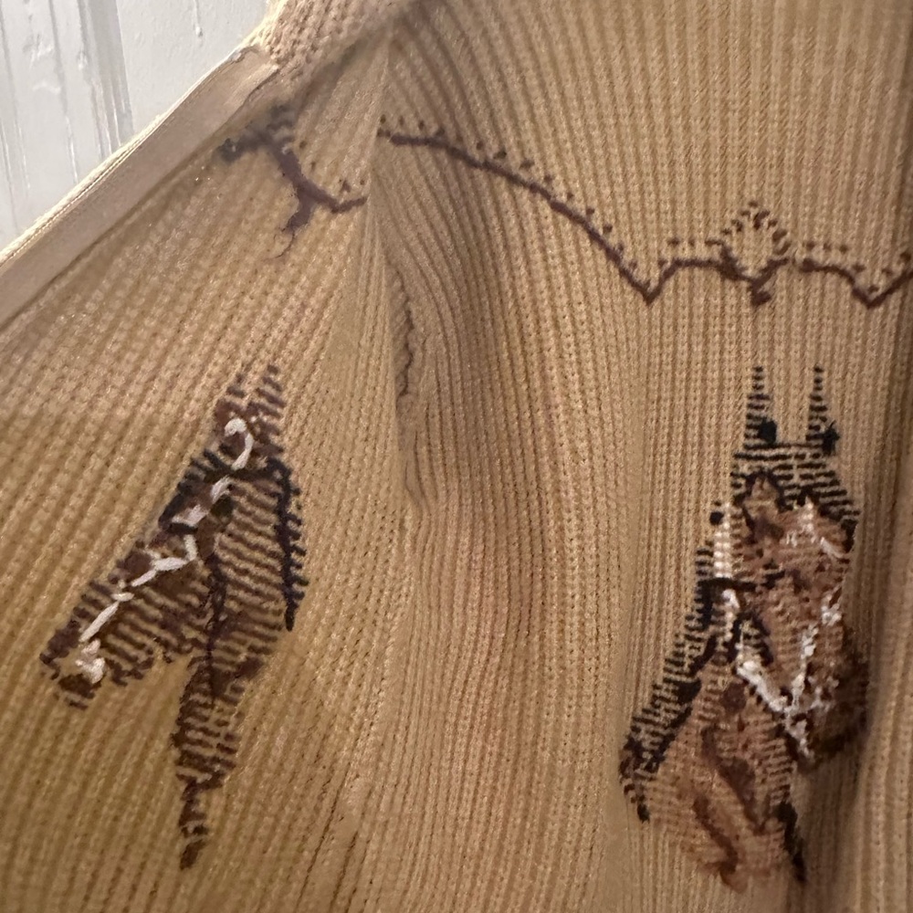 Vintage Knit Horse Sweater mens or womens - Picture 4 of 12